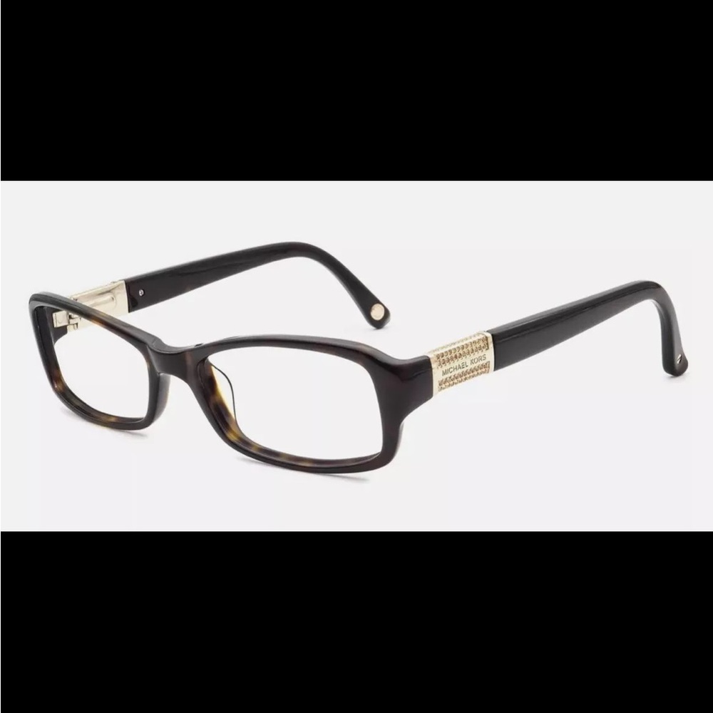 Michael Kors Eyeglasses MK834 206 Dark Tortoise Rectangular Frame 52-17-135 - Picture 3 of 16